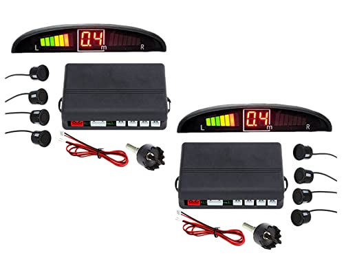 Parking Sensors LED Display Car Reverse Backup Radar System (2 Count)
