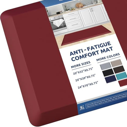 0.8" Thick Kitchen Mat Cushioned Anti Fatigue Rug Comfort Floor Mats