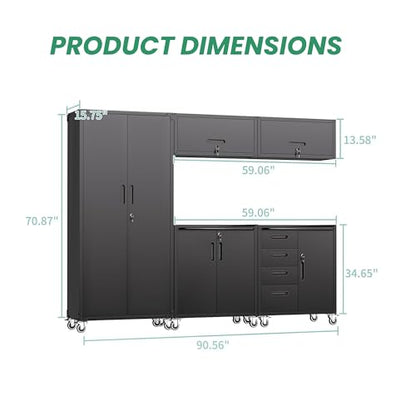 Garage Storage Cabinet System (5 Count)