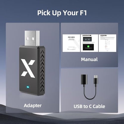 F1 Wireless CarPlay Android Auto Adapter