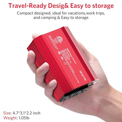 300W Power Inverter DC 12V to 110V AC Car Outlet Adapter with USB