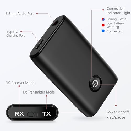 Bluetooth Transmitter Receiver for Car