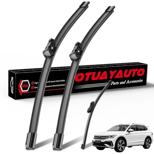 Wiper Blades Replacement for Volkswagen Tiguan Touareg 2018 (3 Count)