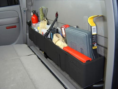 Behind-the-Seat Storage Fits 04-07 Chevrolet/GMC Silverado/Sierra Light Duty Crew Cab, Black, Part #10023