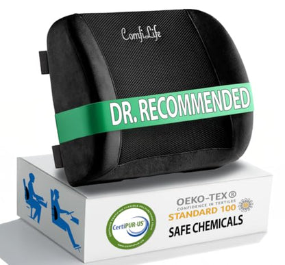 Lumbar Support Back Pillow Office Chair and Car Seat Cushion