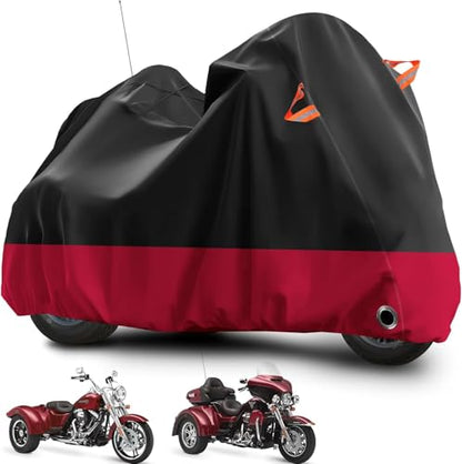 Trike Cover Heavy Duty Waterproof 3 Wheel Motorcycle Cover