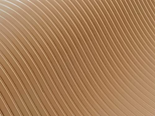 Garage Flooring 8'6" x 22' Sandstone Ribbed Channel Vinyl Protector Mat