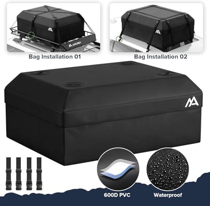 64" x 39" x 5" Roof Rack Cargo Basket with Bag
