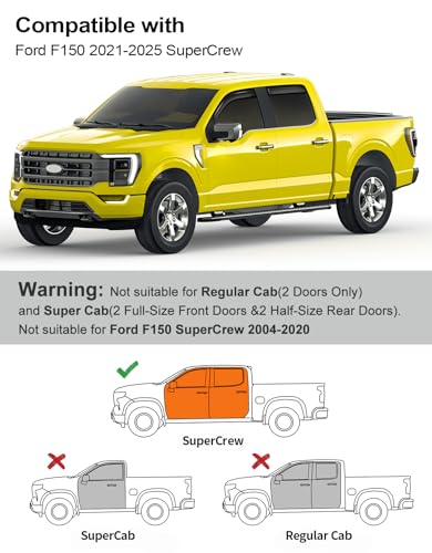 Window Visors Rain Guards for Ford F150 2021