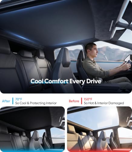 for Tesla Cybertruck Accessories Sunshade Roof