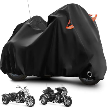 Trike Cover Heavy Duty Waterproof 3 Wheel Motorcycle Cover