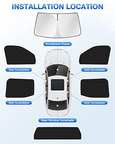 Windshield Sun Shade for 2022 (6 Count)