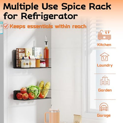 Magnetic Baskets Fridge Organizers (2 Count)