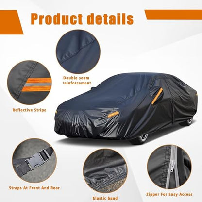 7 Layers Waterproof Sedan Car Cover for Ford Taurus 1991