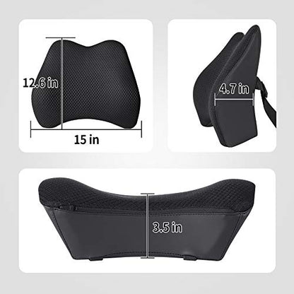 Memory Foam Lumbar Support Pillow for Car