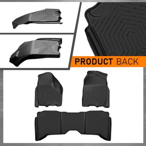 Floor Mats Compatible with Dodge Ram Crew Cab 2009