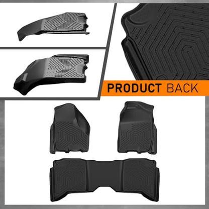 Floor Mats Compatible with Dodge Ram Crew Cab 2009