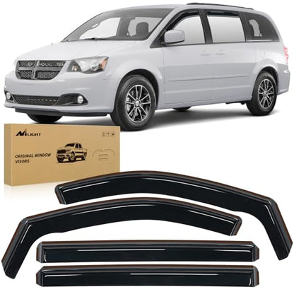 in Channel Window Visors for Dodge Grand Caravan 2008