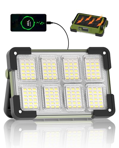 120W Solar Rechargeable 144 LED Work Light