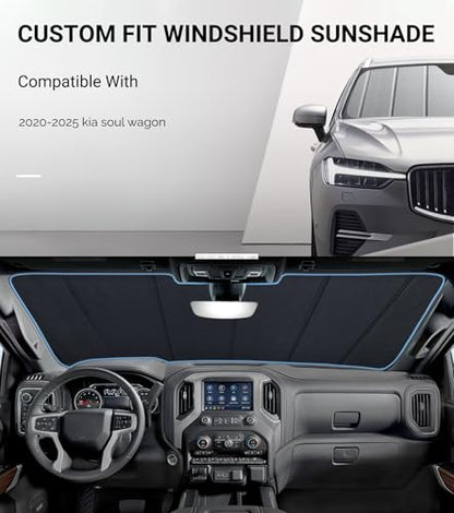 Windshield Sunshade for Kia Soul 2014