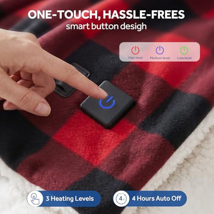 12 Volt Electric Portable Heated Car Blanket