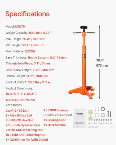 Underhoist Support Stand