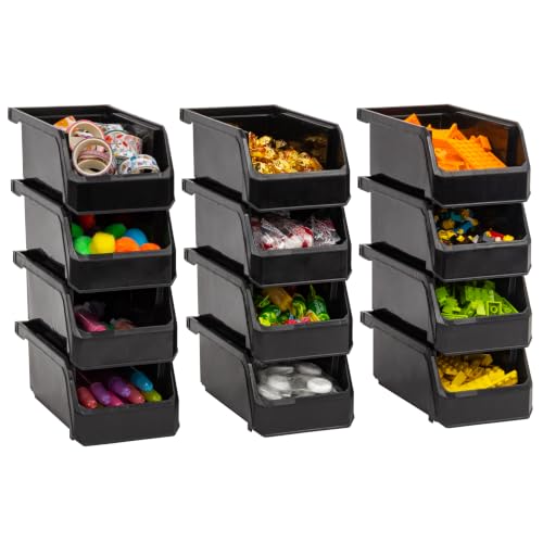Small Stackable Plastic Storage Bins
