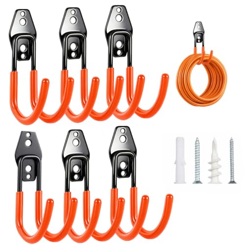 Upgraded Garage Hooks (6 Count)