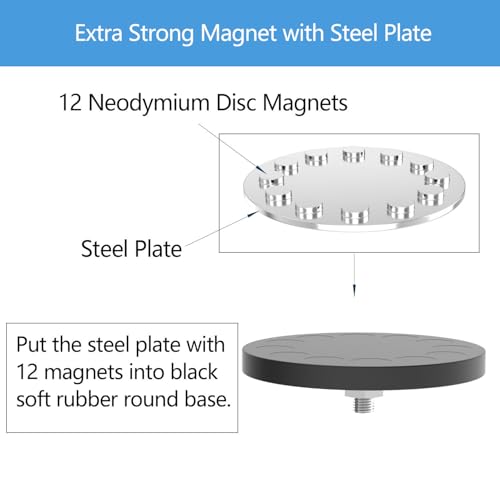 Heavy Duty Large Magnetic Hooks (4 Count)