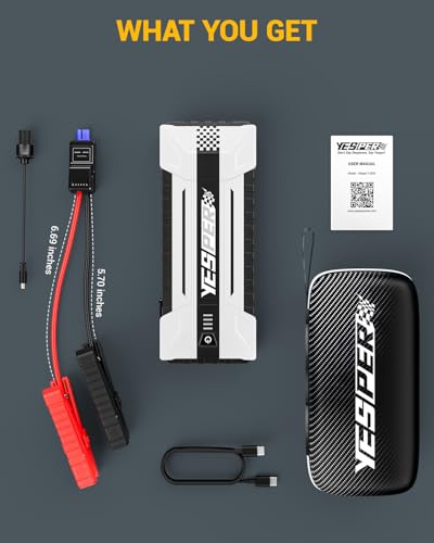 4120A 12V Car Battery Jump Starter Portable Pack