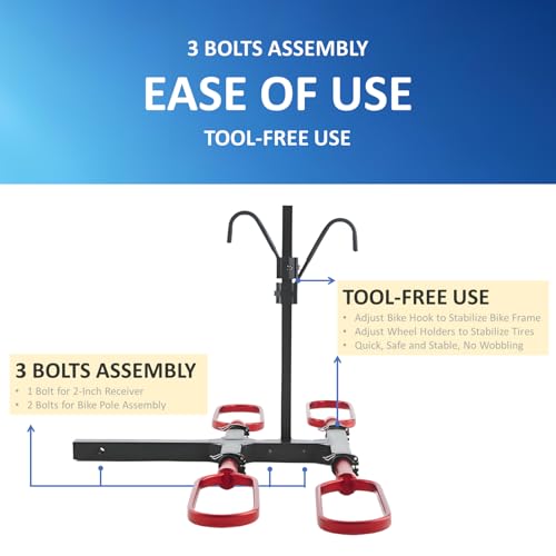 Platform Bike Rack for Car Hitch (2 Count)