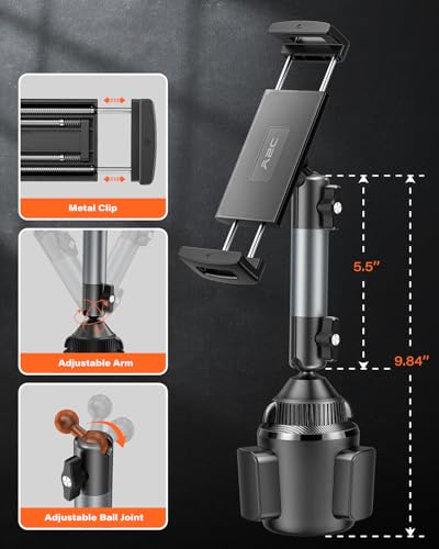 iPad Holder for Car Cup Holder