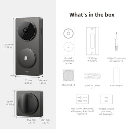 Smart Doorbell Camera G410 with Chime