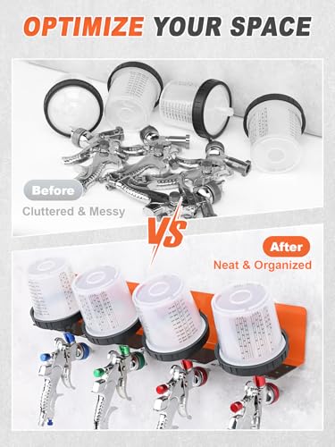 Paint Spray Gun Rack