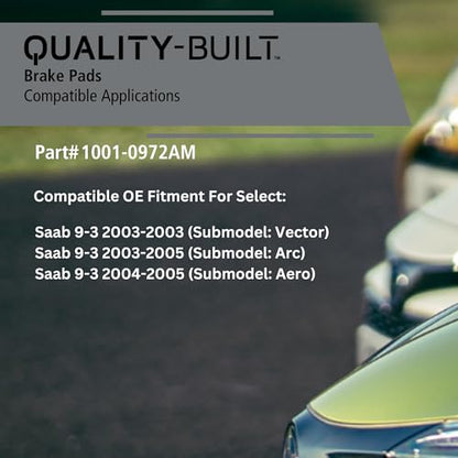 Front Semi Metallic Brake Pads
