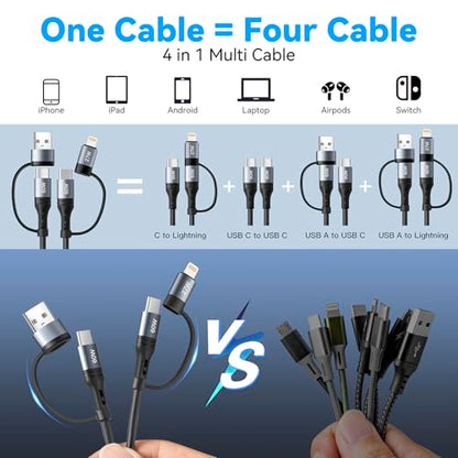 60W Coiled USB C Cable Fast Charging