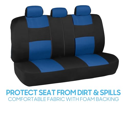PolyPro Blue Car Seat Covers Full Set with 4