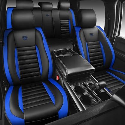 Nappa Leather Car Seat Covers Full Set