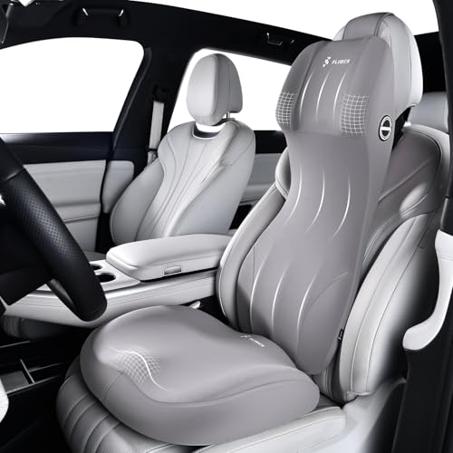 Memory Foam Car Seat Cushion and Lumbar Support Headrest Pillow Ergonomic 2