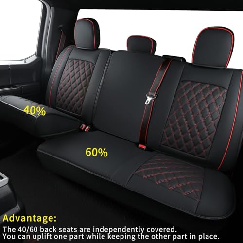 F150 Faux Leather Seat Covers Fit for 2015
