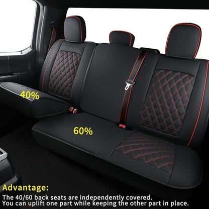 F150 Faux Leather Seat Covers Fit for 2015