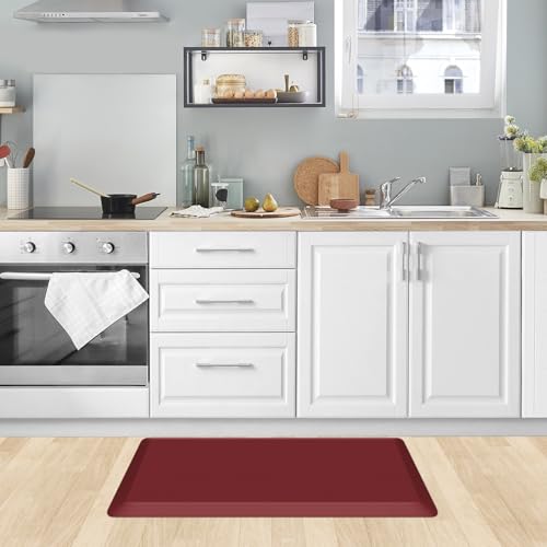 0.8" Thick Kitchen Mat Cushioned Anti Fatigue Rug Comfort Floor Mats