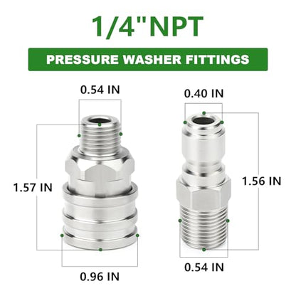 6PCS 304 Stainless Steel 1 (6 Count)