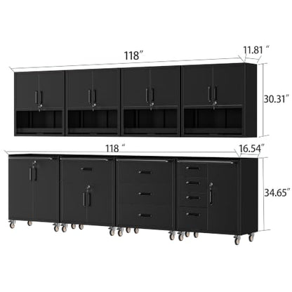 Garage Storage Cabinet System