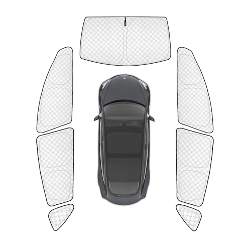 7pcs Thicken Sun Shades for Tesla Model 3 Accessories 2018 (7 Count)