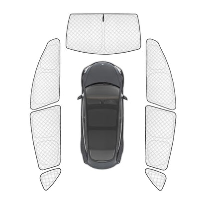 7pcs Thicken Sun Shades for Tesla Model 3 Accessories 2018 (7 Count)