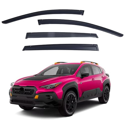 Window Visors Rain Guards Fits 2024 (4 Count)