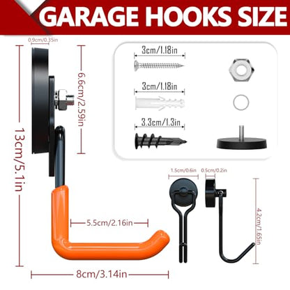 Heavy Duty Magnetic Hooks (2 Count)