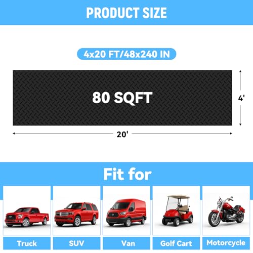4x20 FT Garage Floor Mat