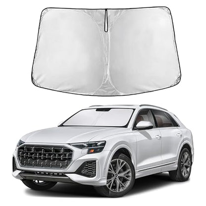 Windshield Sun Shade Compatible for Audi Q8 2019